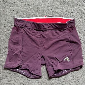 Tracksmith Women's Maroon Lane Five Shorts Medium